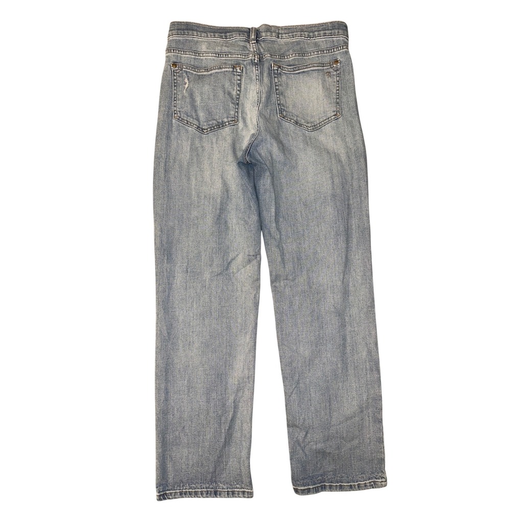 Z1 Pilcro Baggy Slim Boyfriend High-Rise Relaxed Jeans Distressed Light Wash 29 - Picture 6 of 12